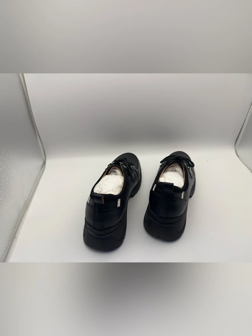 Linea Paolo Rielo-L Black Leather Lug Sole Oxford Shoes Women’s 8.5 NIB